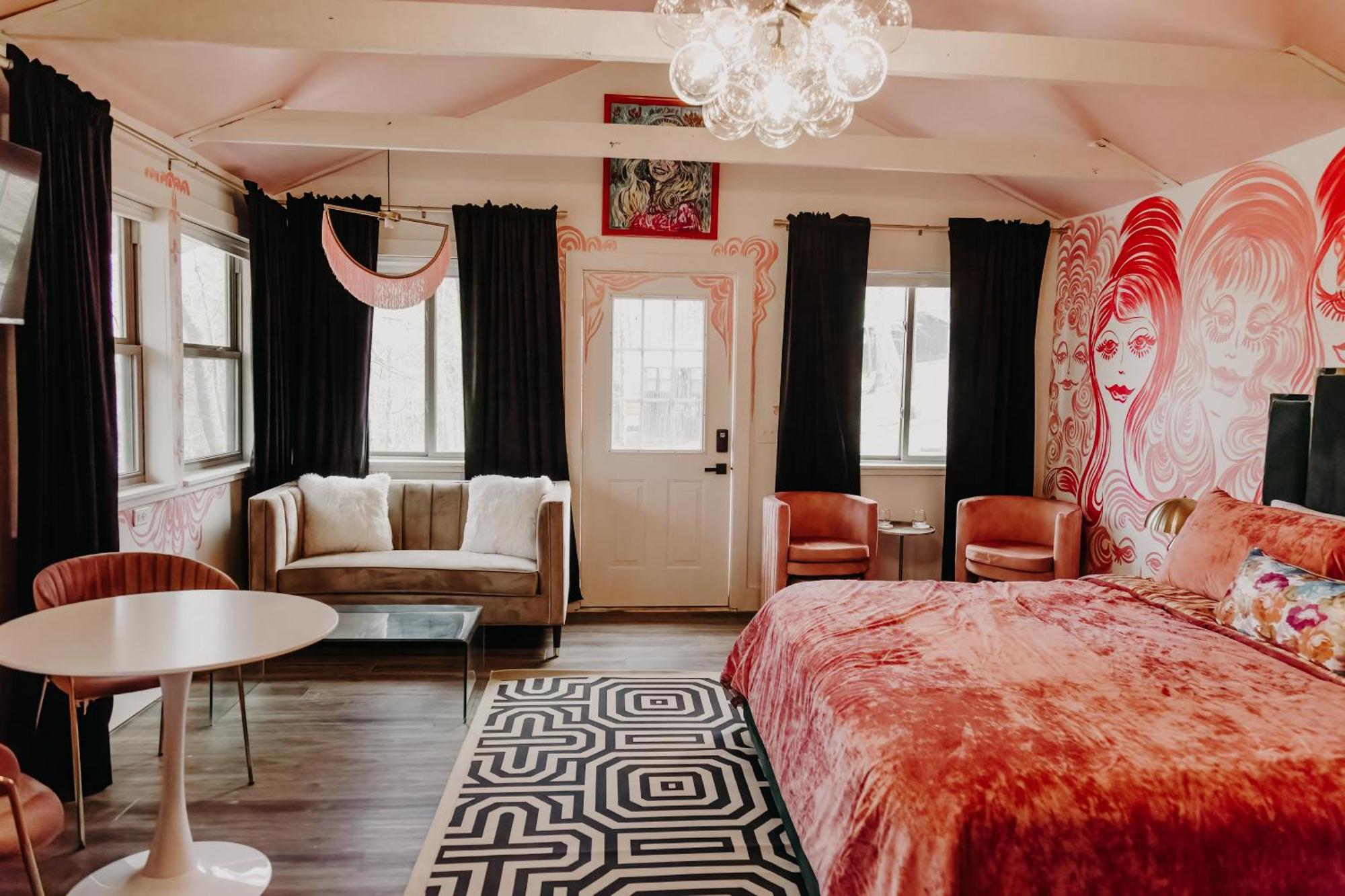 Camp Swann Hotell Tracy City Rum bild